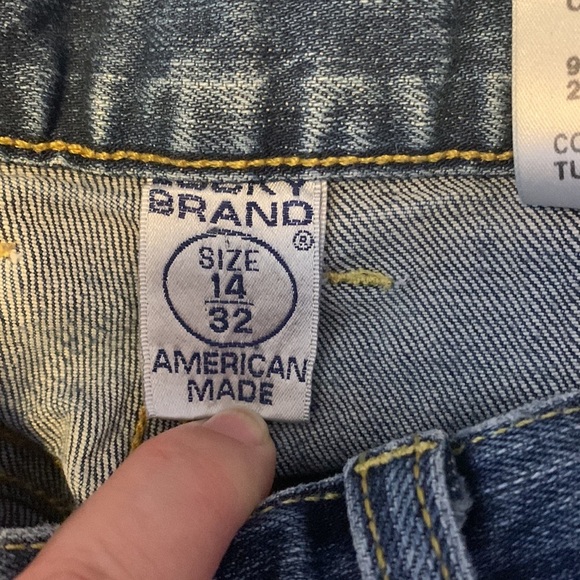 Vintage lucky jeans size 14 bootcut straight med wash style80P4040 made in USA - Picture 6 of 13